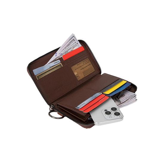 Wrangler Ladies Southwestern Art Print Coffee Wallet WG2202-W006CF