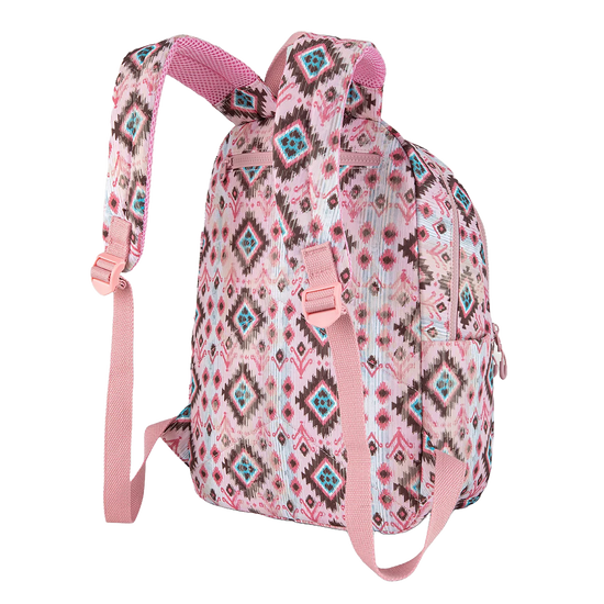 Wrangler Ladies Aztec Print Pink Backpack WG2206-9110PK