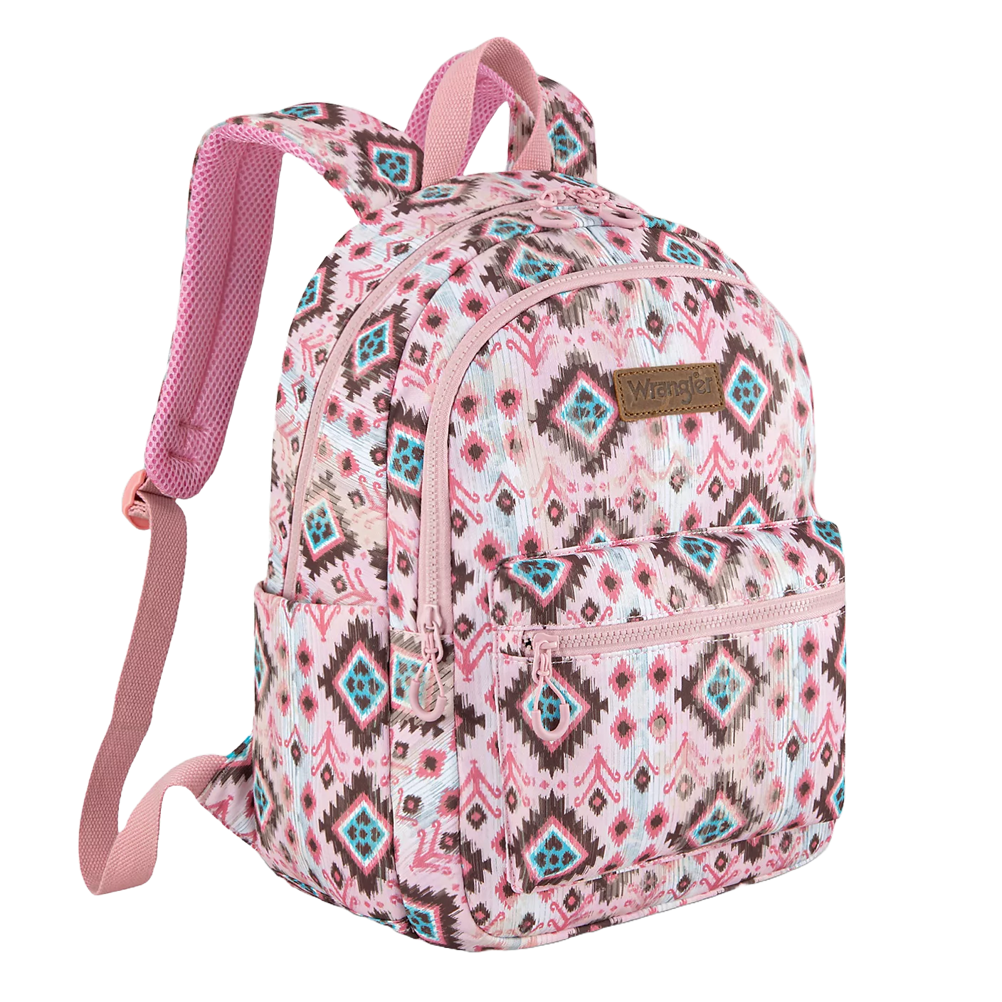 Wrangler Ladies Aztec Print Pink Backpack WG2206-9110PK