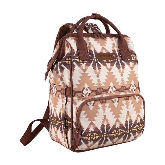 Wrangler Ladies Aztec Printed Callie Tan Diaper Bag WG2210-9110TN