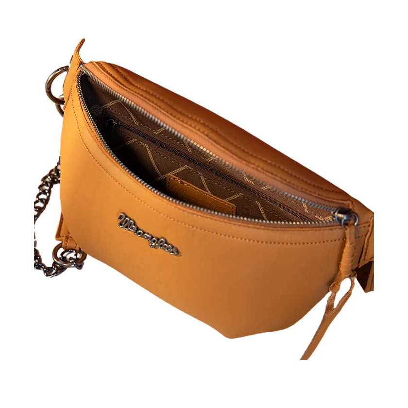 Wrangler Ladies Genuine Leather Brown Belt Bag WG30-194BR