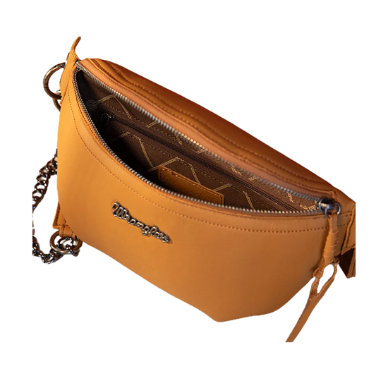 Wrangler Ladies Genuine Leather Brown Belt Bag WG30-194BR