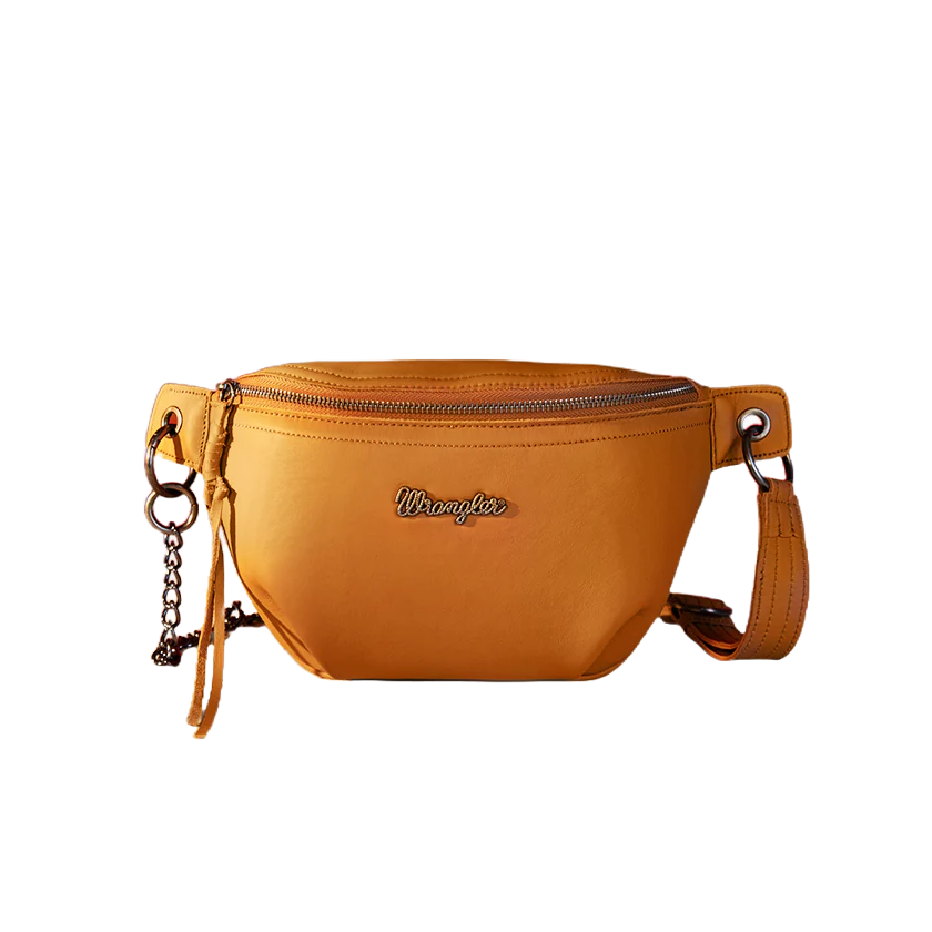 Wrangler Ladies Genuine Leather Brown Belt Bag WG30-194BR