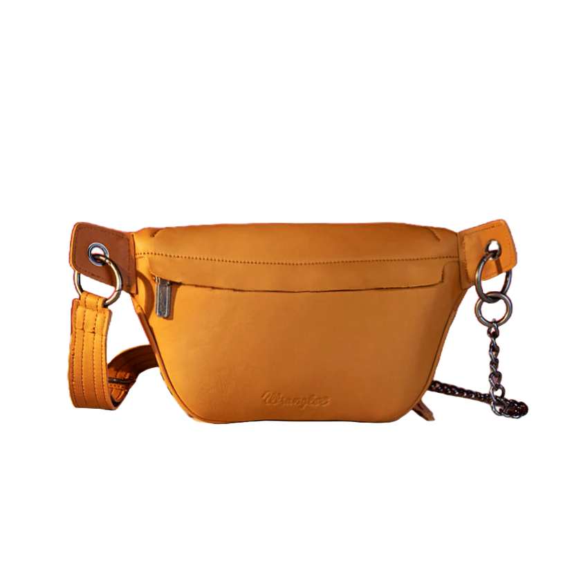 Wrangler Ladies Genuine Leather Brown Belt Bag WG30-194BR