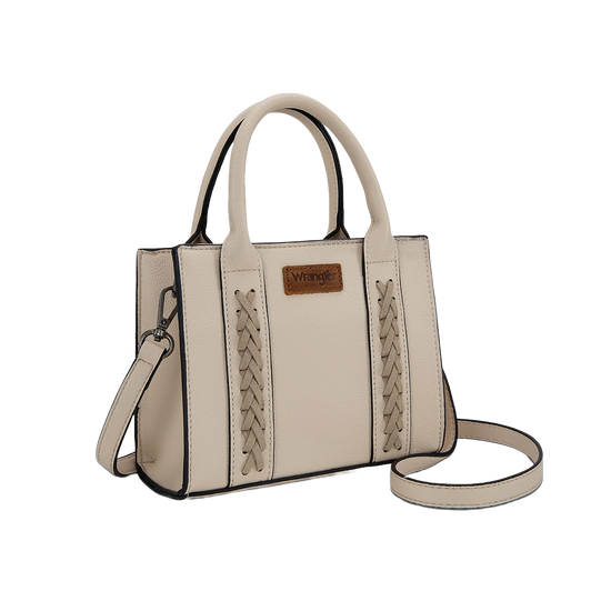Wrangler Ladies Beige Whipstitch Mini Crossbody Tote WG70S-8120BG