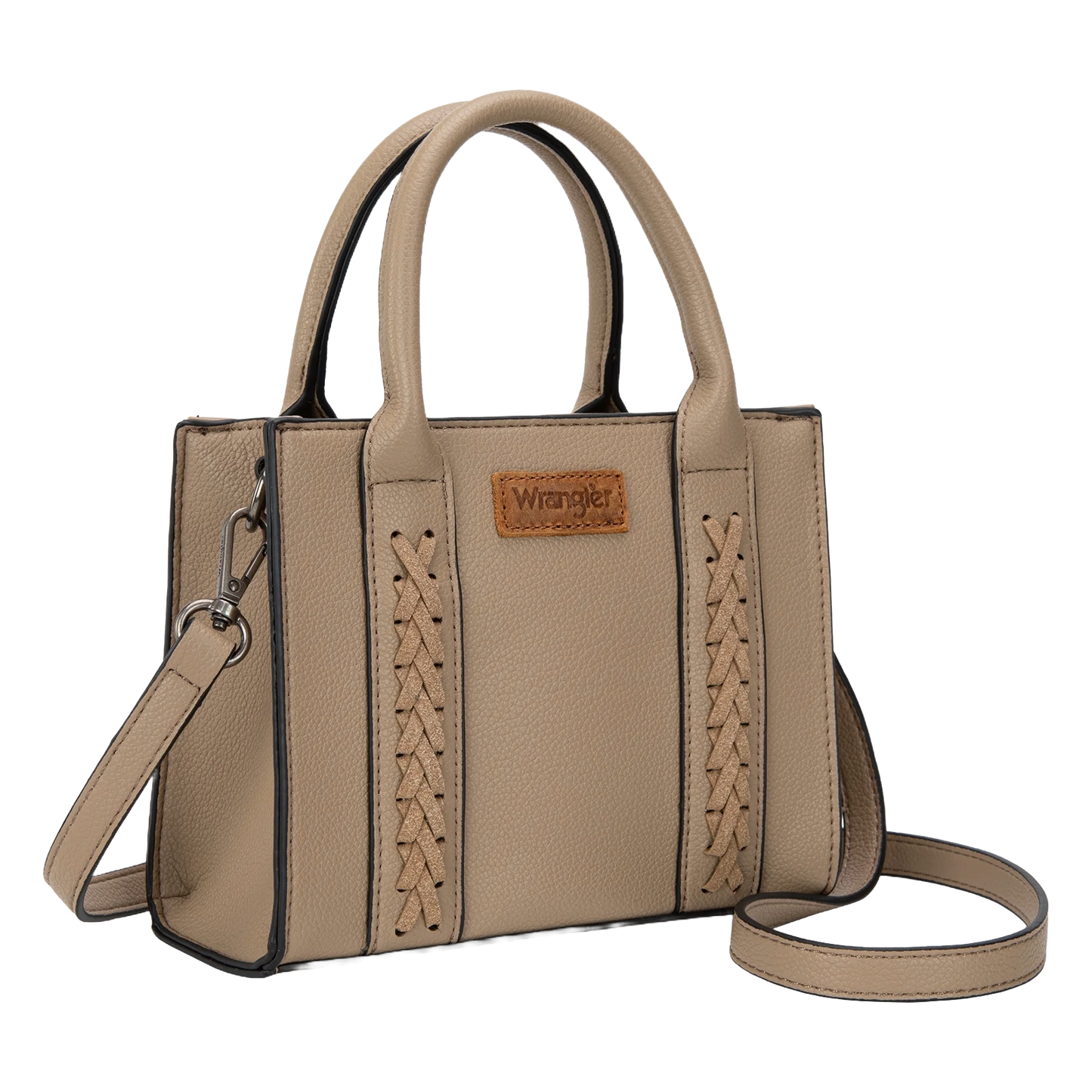 Wrangler Ladies Khaki Whipstitch Mini Crossbody Tote WG70S-8120KH