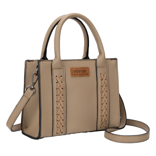 Wrangler Ladies Khaki Whipstitch Mini Crossbody Tote WG70S-8120KH