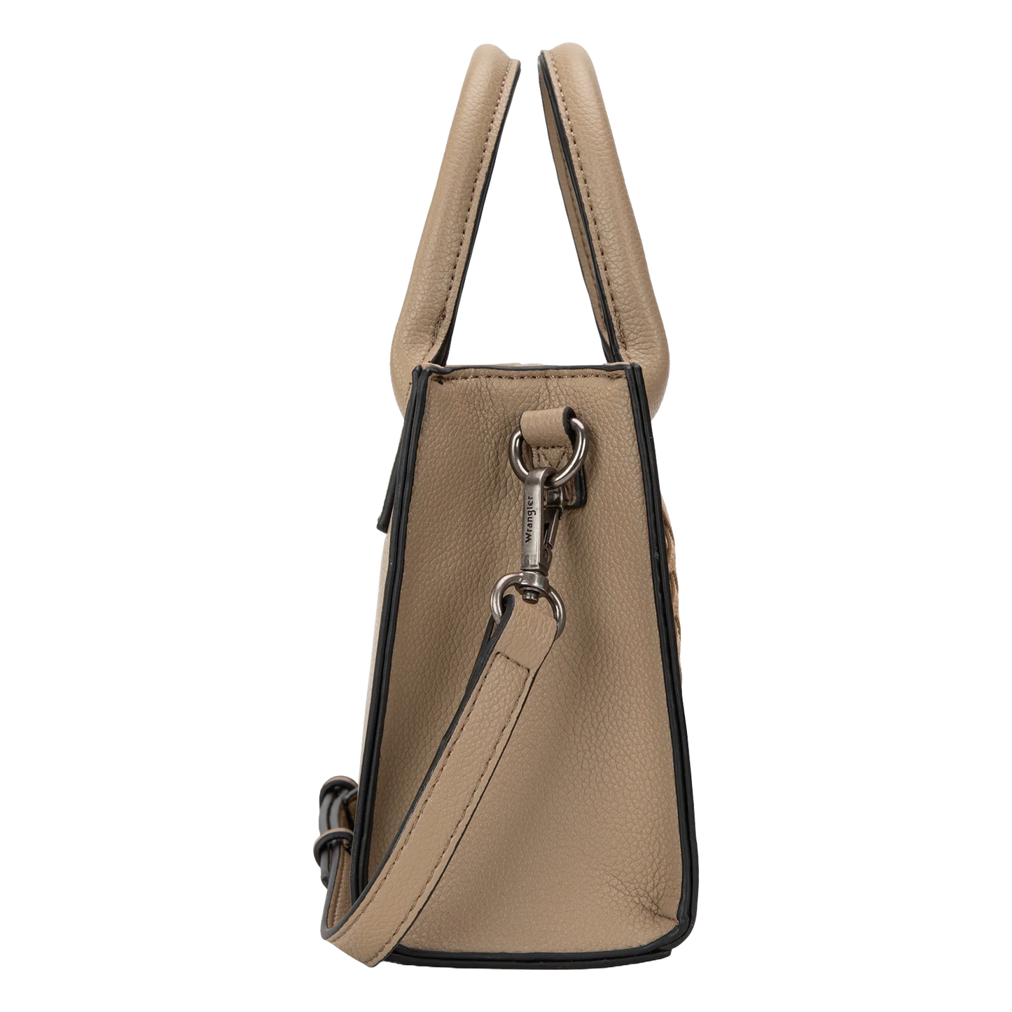 Wrangler Ladies Khaki Whipstitch Mini Crossbody Tote WG70S-8120KH