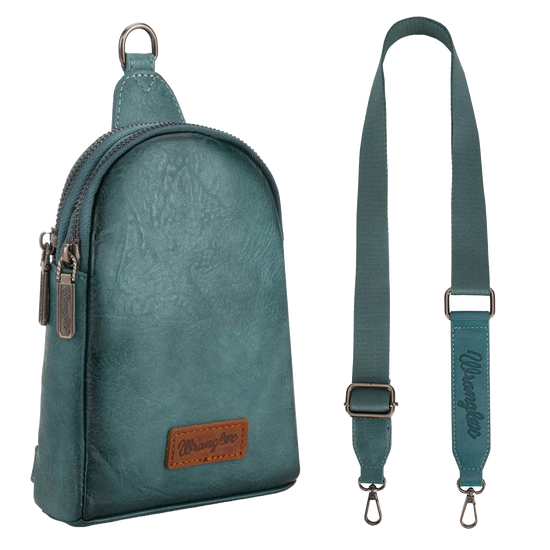 Wrangler Ladies Turquoise Sling Crossbody Bag WG87-210ATQ