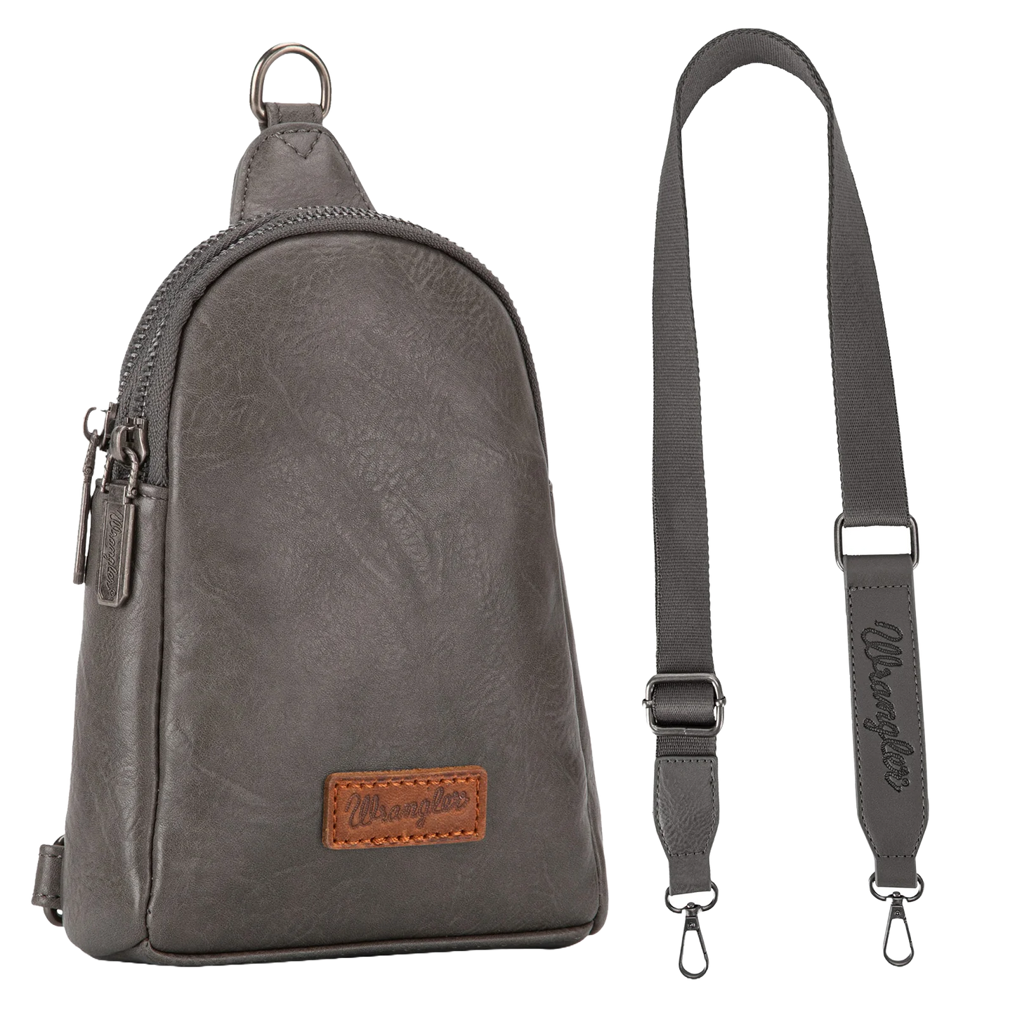 Wrangler Ladies Grey Sling Crossbody Bag WG87-210GY