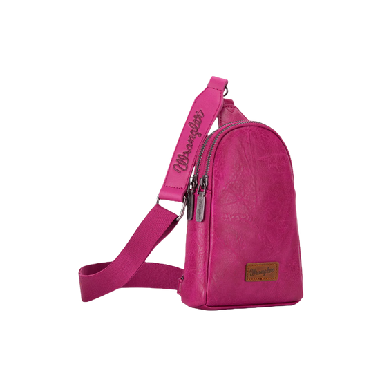 Wrangler Ladies Hot Pink Sling Crossbody Bag WG87-210HPK