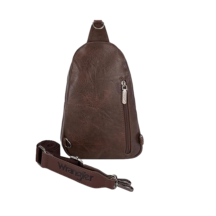 Wrangler Ladies Western Coffee Crossbody Dual Bag WG87-227CF