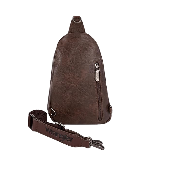 Wrangler Ladies Western Coffee Crossbody Dual Bag WG87-227CF