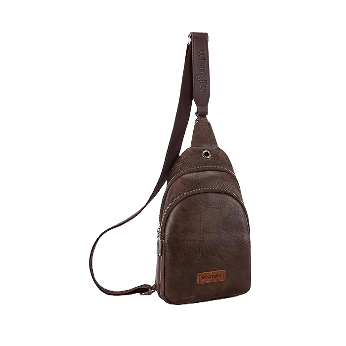 Wrangler Ladies Western Coffee Crossbody Dual Bag WG87-227CF