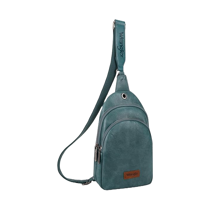Wrangler Ladies Western Turquoise Crossbody Dual Bag WG87-227TQ