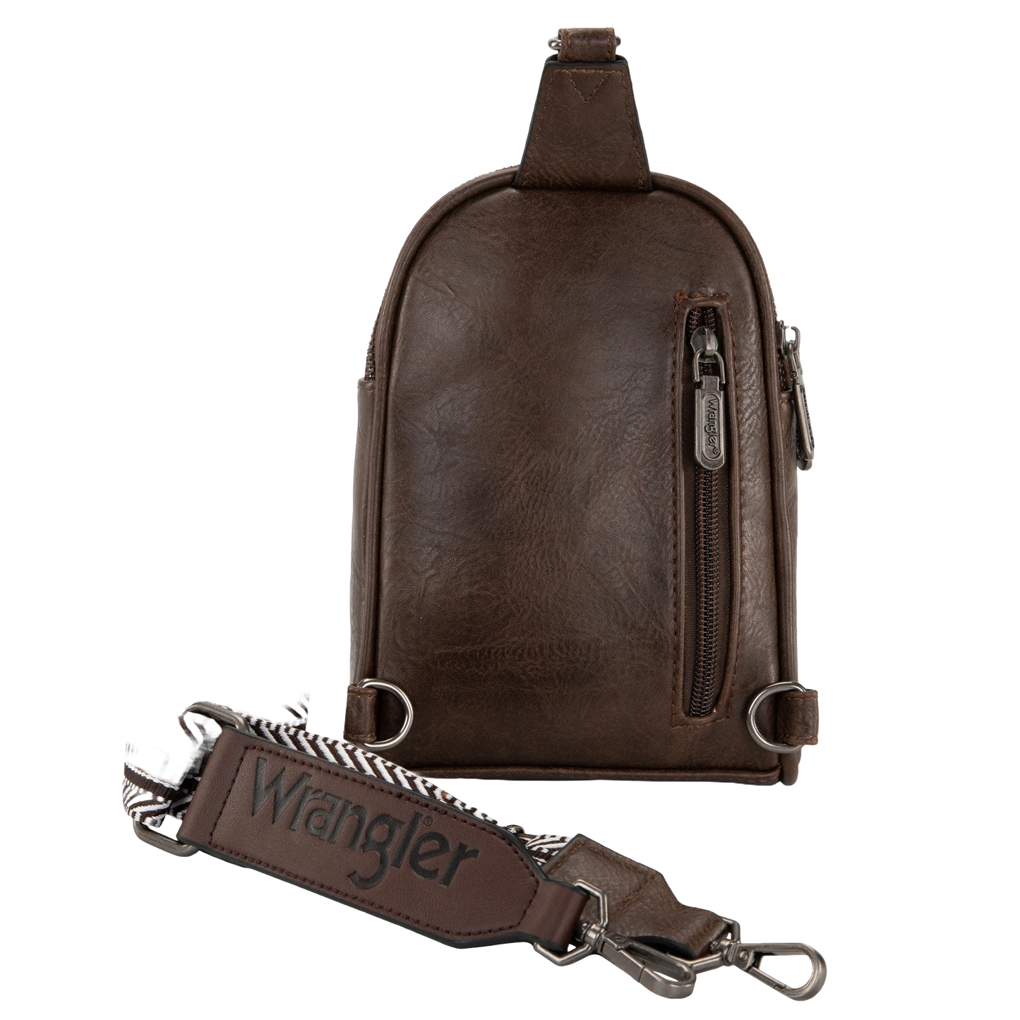 Wrangler Ladies Graphic Coffee Sling Crossbody Bag WG87-324CF