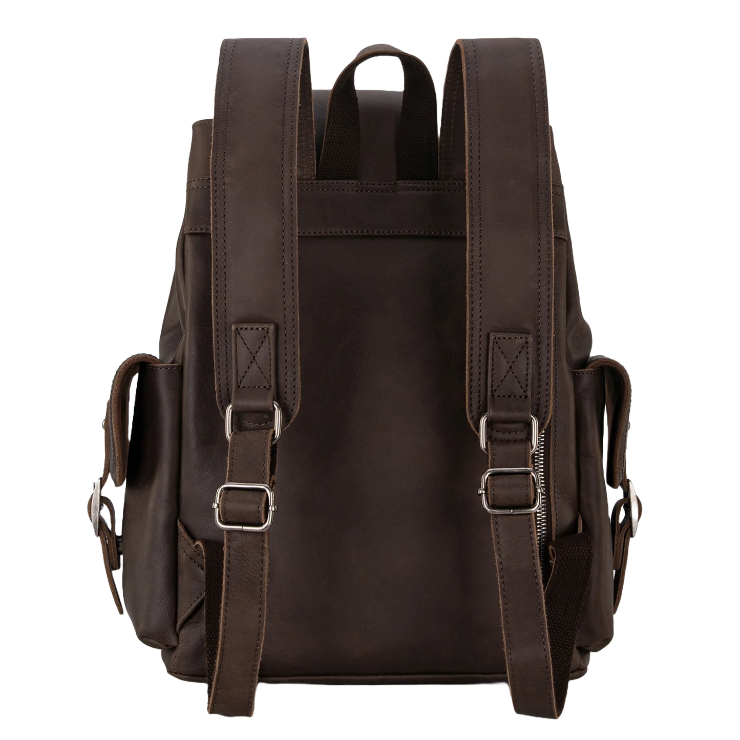 Wrangler Ladies 100% Genuine Leather Coffee Brown Backpack WG143-9110CF