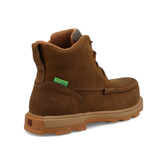 Twisted X Women's 6 Inch UltraLite Distressed Saddle & Eco Dust Brown Boots WULN001