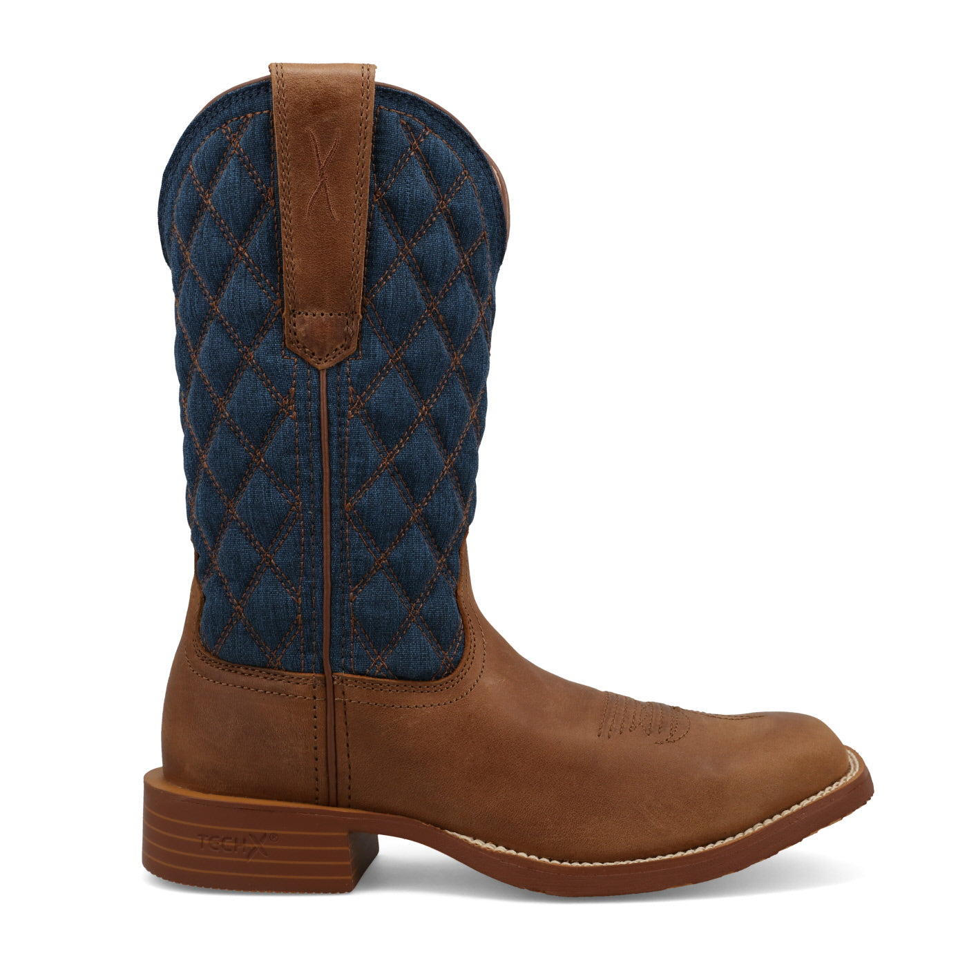 Twisted X Ladies 11 inch Tech X Ginger & Indigo Western Boot WXTR015