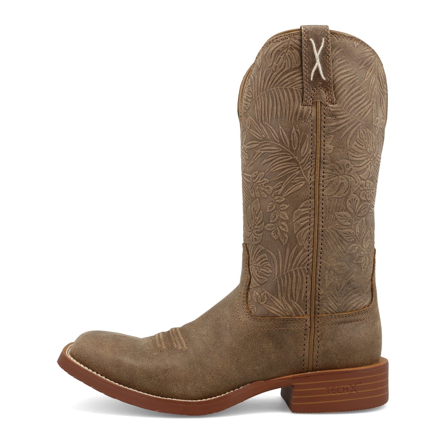Twisted X Ladies Bomber Brown 11" Tech X Western Boot WXTR021
