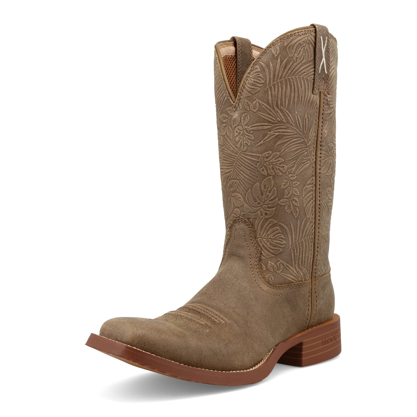Twisted X Ladies Bomber Brown 11" Tech X Western Boot WXTR021