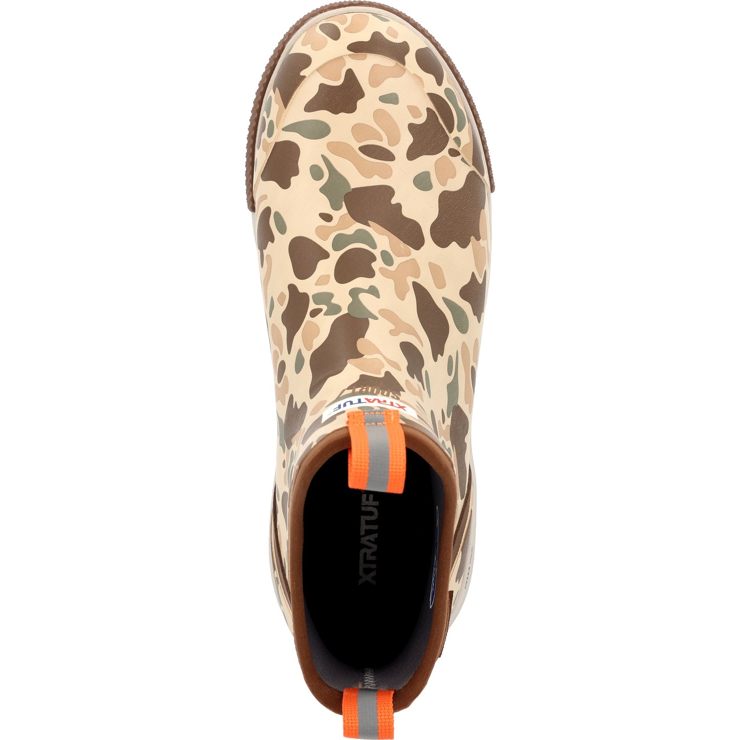 XTRATUF Men's Duck Camo Light Brown Ankle Deck Boot Sport XADSMDCM