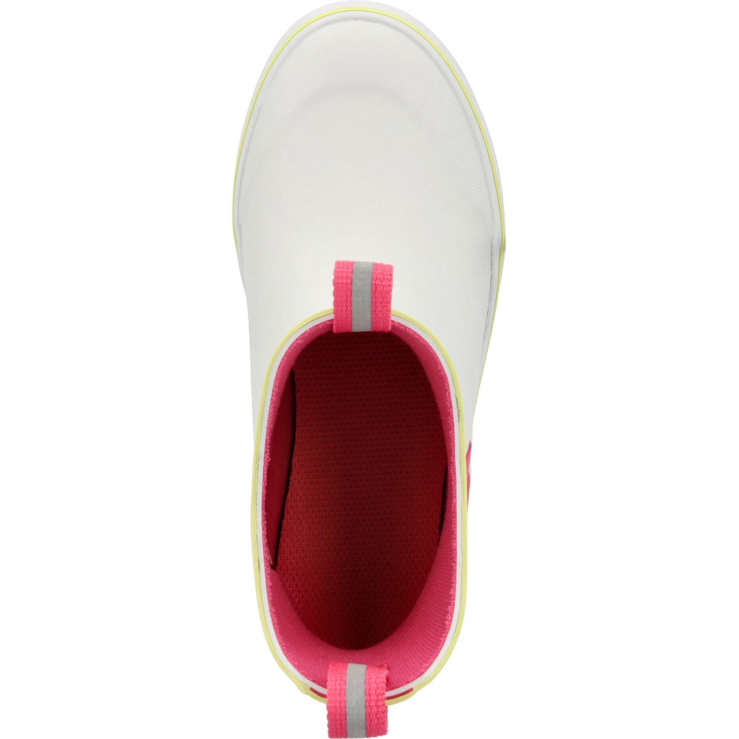 XTRATUF Little Kids White & Pink 6" Ankle Deck Boot XKAB101C