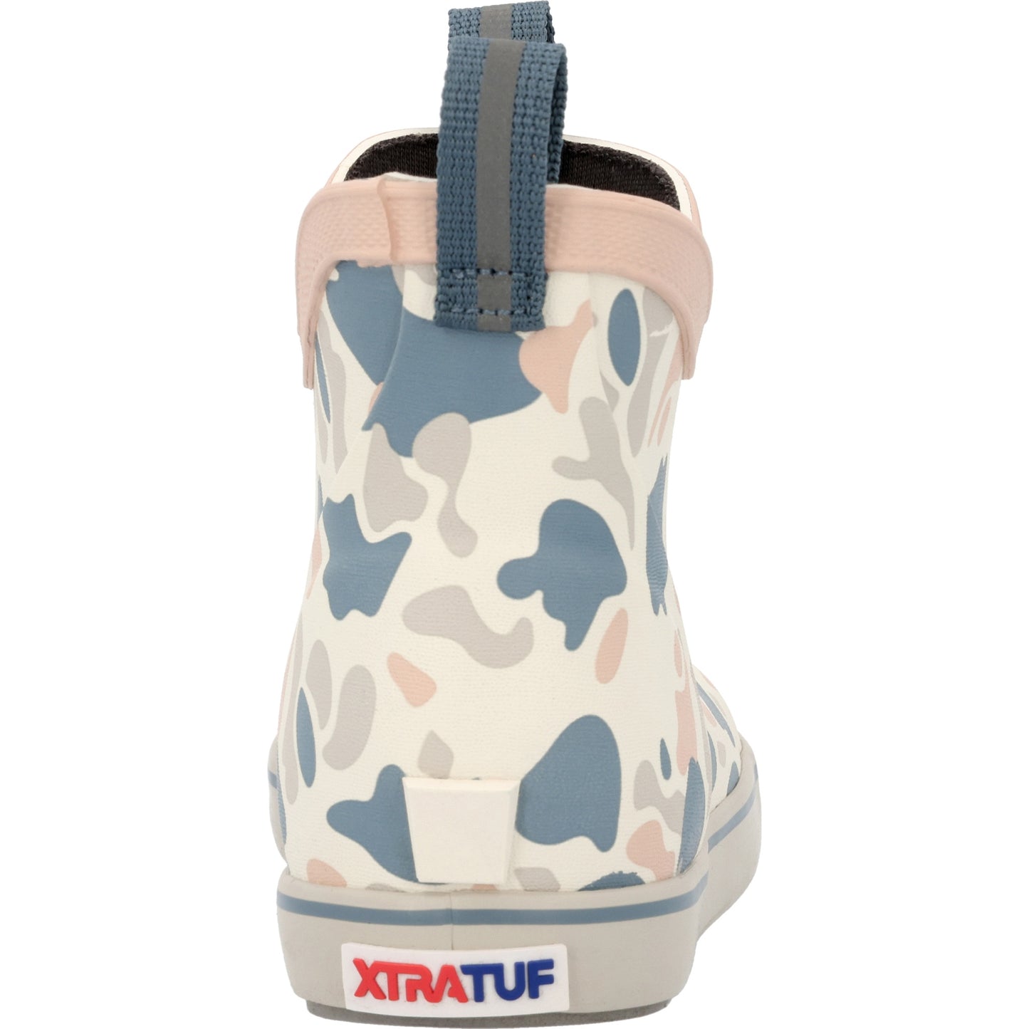 XTRATUF Kid's 4" Outdoor Ivory Duck Camo Deck Boot XKABDC30