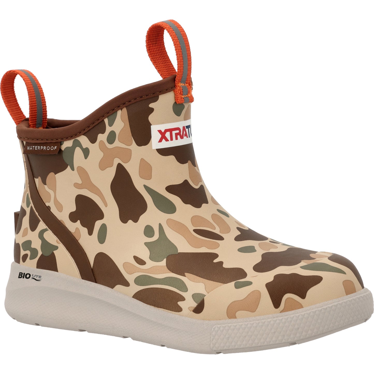 XTRATUF Children's Duck Camo Ankle Deck Boot Sport XKADSDCM