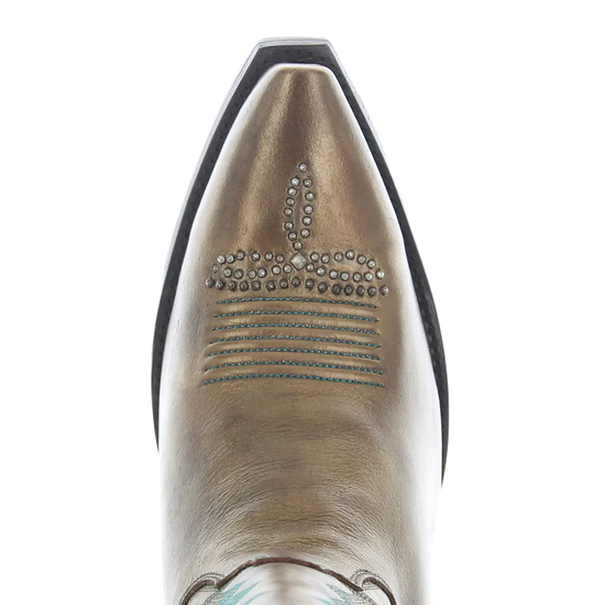 Yippie Ki Yay Ladies Karima Stud Copper Snip Toe Western Boots YL614-4