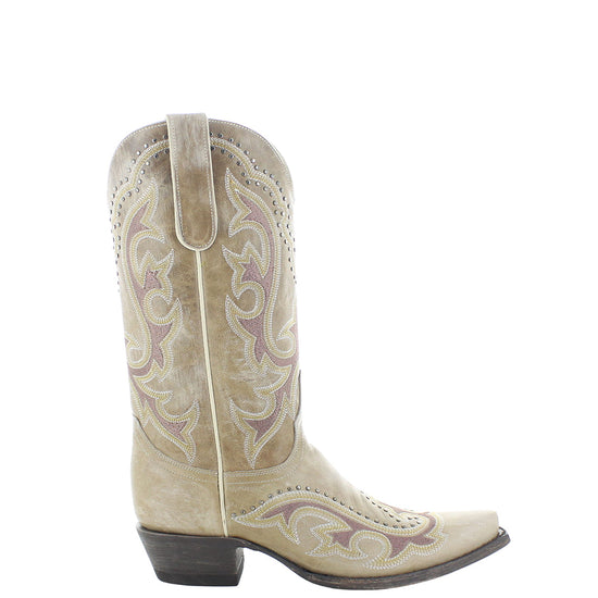Yippee Ki Yay Ladies Havana Vesuvio Bone Snip Toe Boots YL635-4
