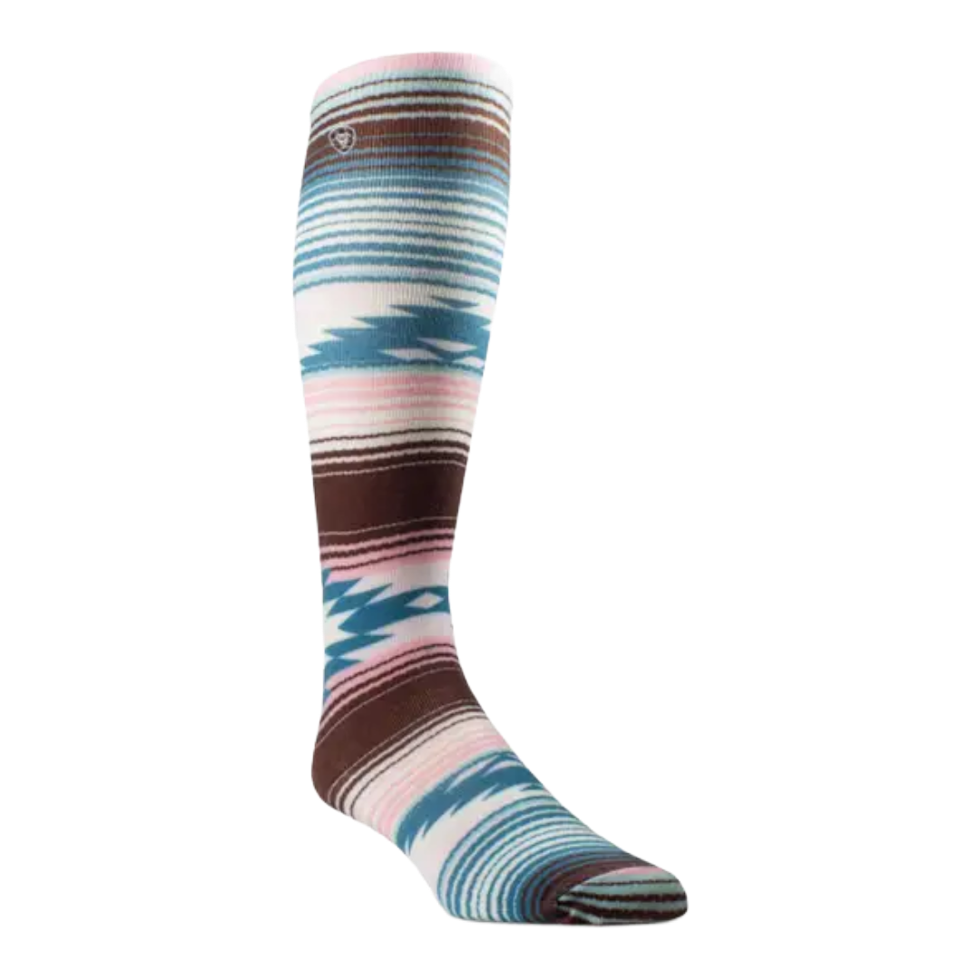 Ariat Ladies Western Serape Stride 2-Pair Kneehigh Socks AR4582-999