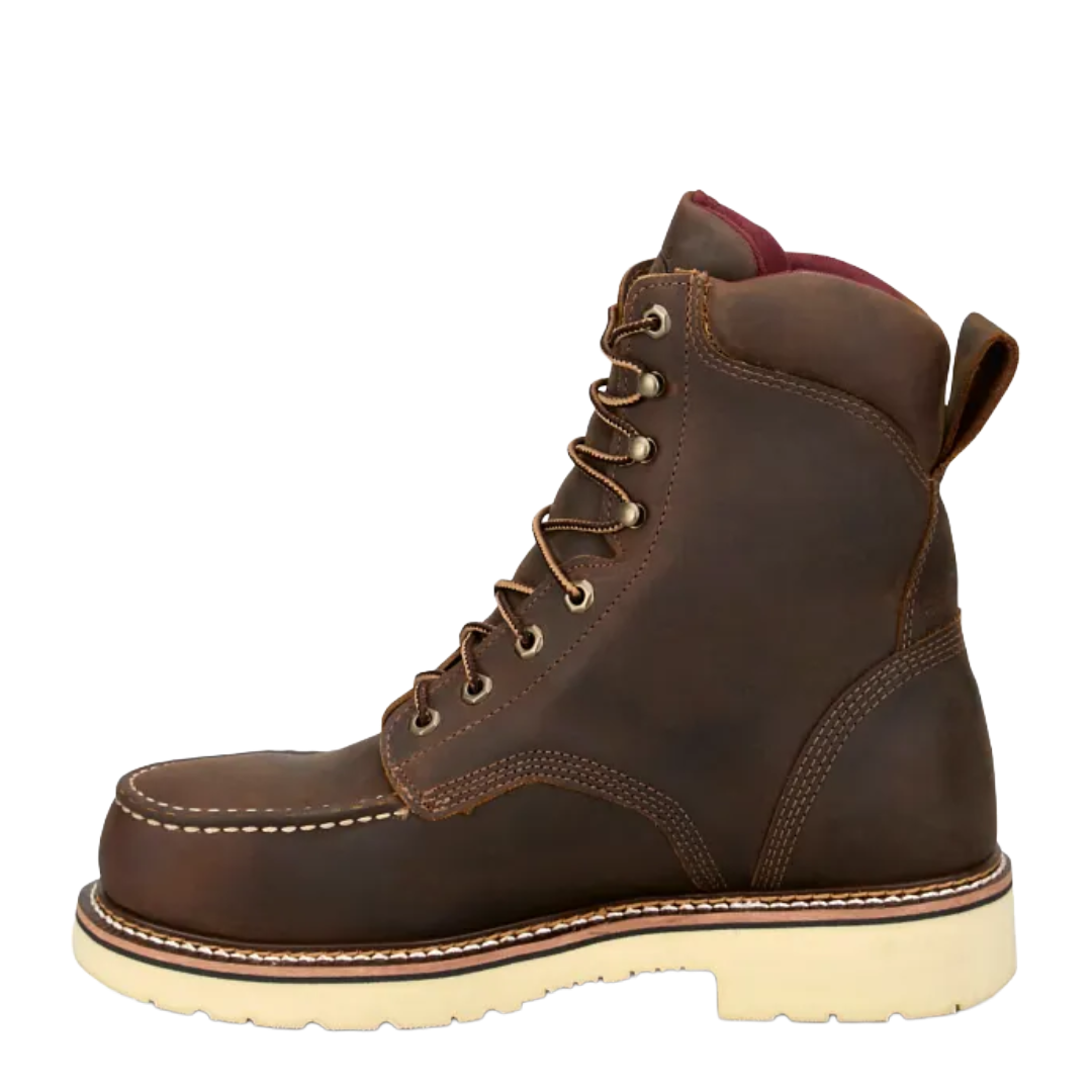 Justin Men's Dayton Dark Brown Leather Work Boot HL281