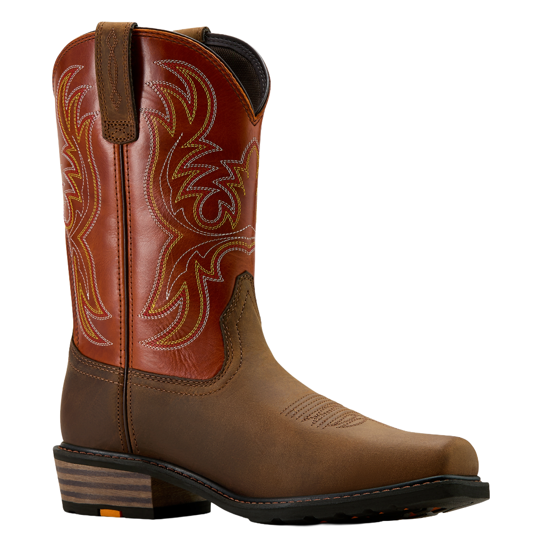 Ariat Men's Ironside Dark Earth Square Steel Toe Work Boot 10061252
