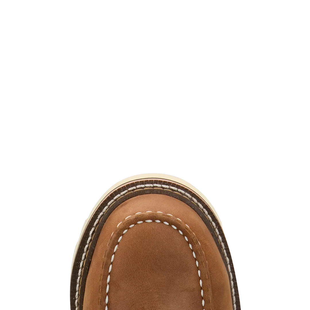 Justin Men's Homeland Akron Tan Brown Leather Work Boot HL262