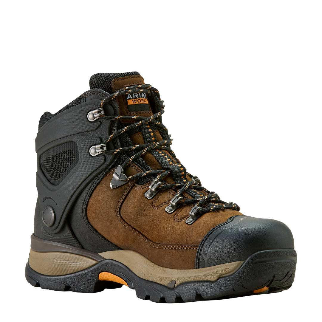 Ariat Men's Endeavor Rich Brown 6" Waterproof Work Boot 10063977