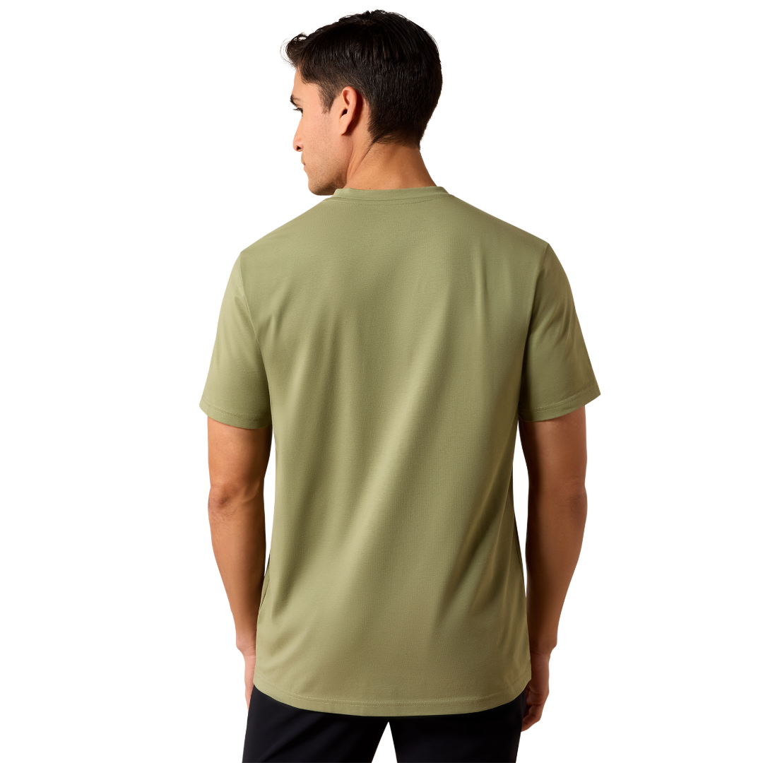 Ariat Men's The Logo Oil Green T-Shirt 10078902