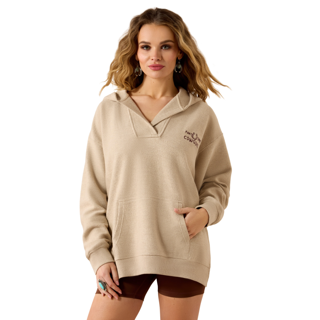 Ariat Ladies Oatmeal Heather Valencia Hoodie 10079244