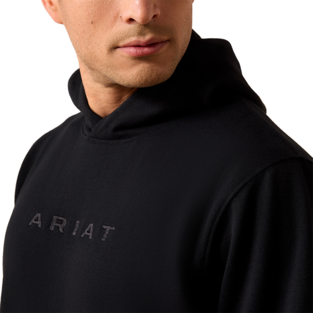 Ariat Men's Martine Black Fleece Hoodie 10079136