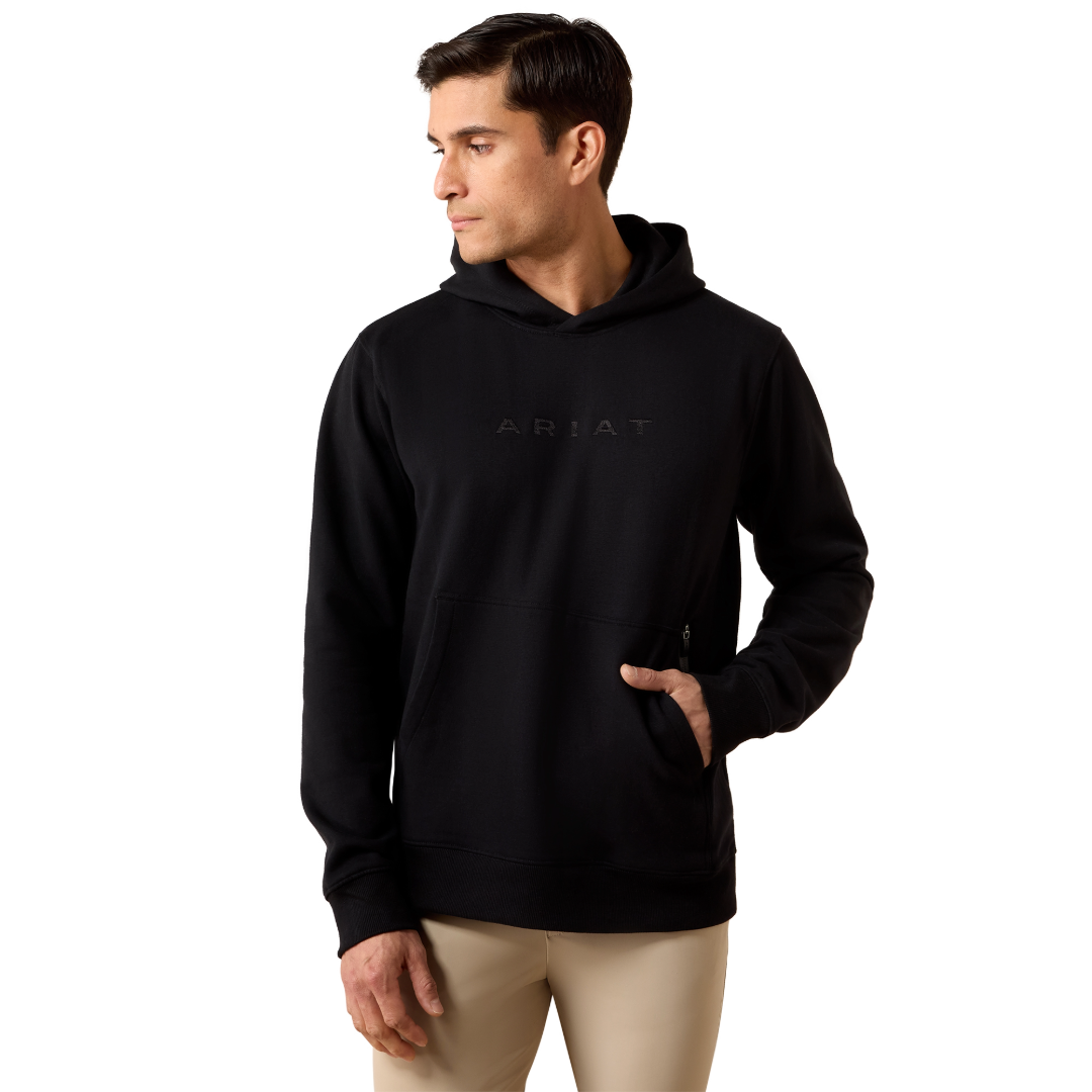 Ariat Men's Martine Black Fleece Hoodie 10079136