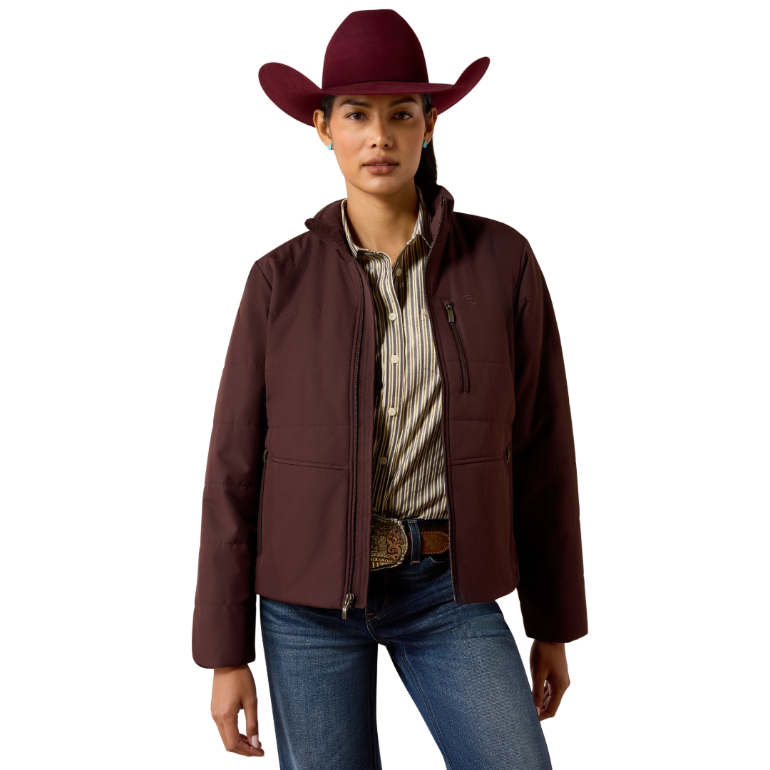 Ariat Ladies Chocolate Plum Titan Insulated Jacket 10079630