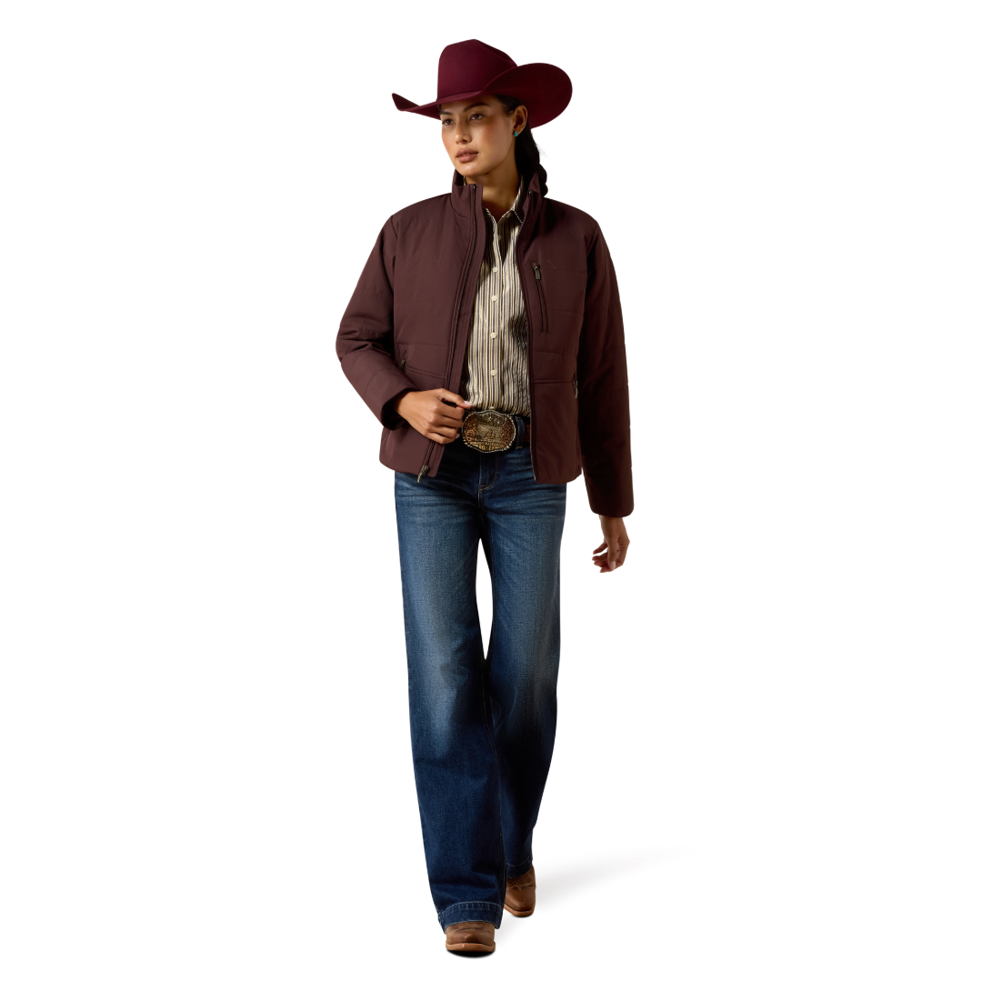 Ariat Ladies Chocolate Plum Titan Insulated Jacket 10079630