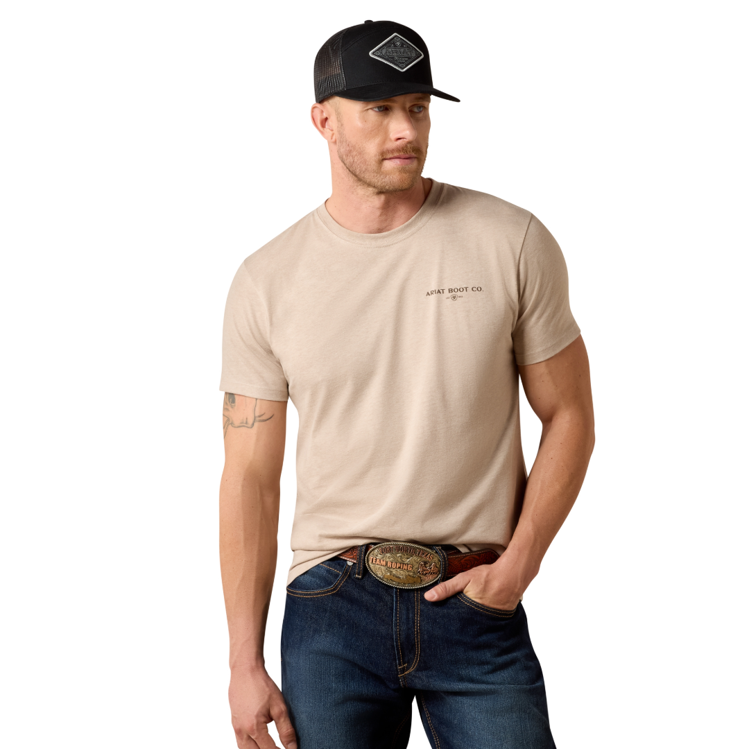 Ariat Men's Beefy Boy Brindle Heather T-Shirt 10082627