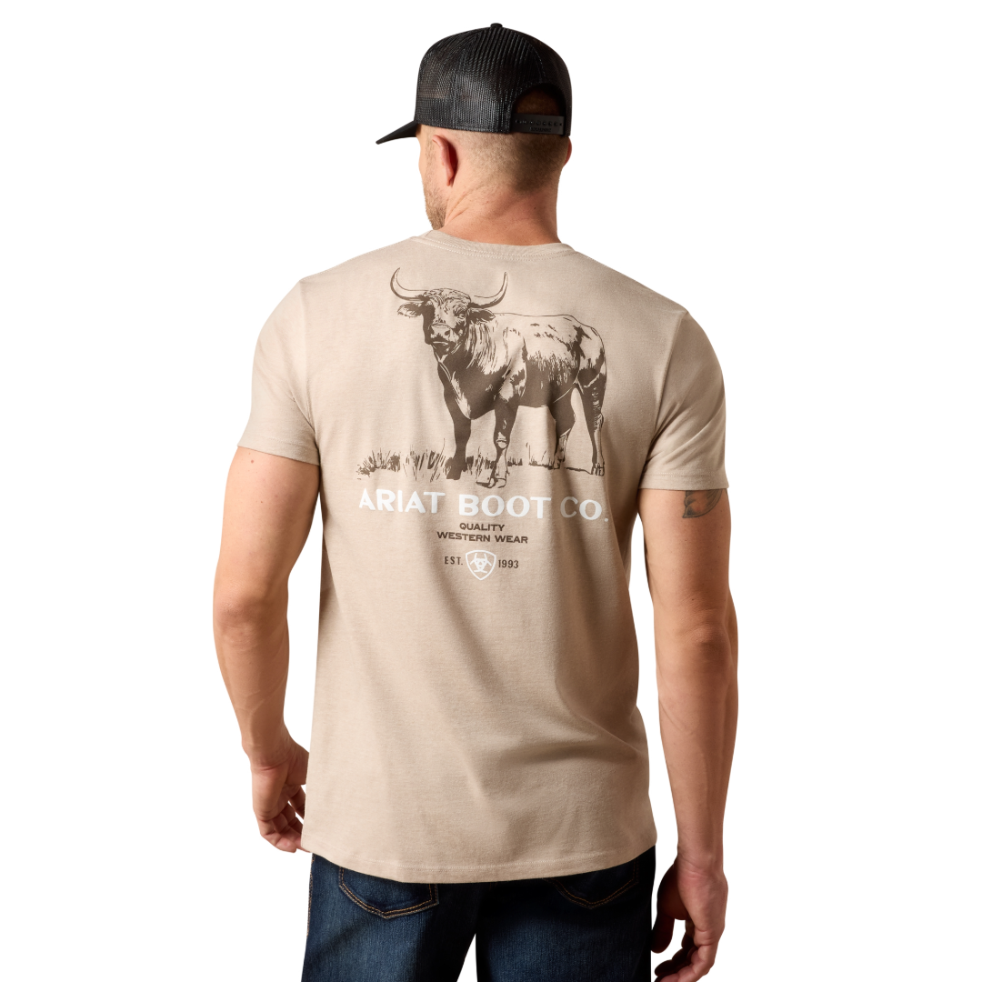 Ariat Men's Beefy Boy Brindle Heather T-Shirt 10082627