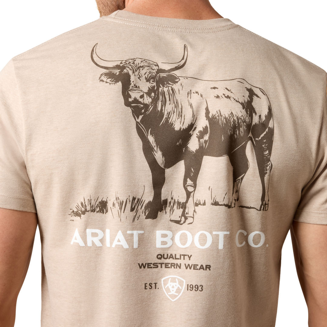 Ariat Men's Beefy Boy Brindle Heather T-Shirt 10082627