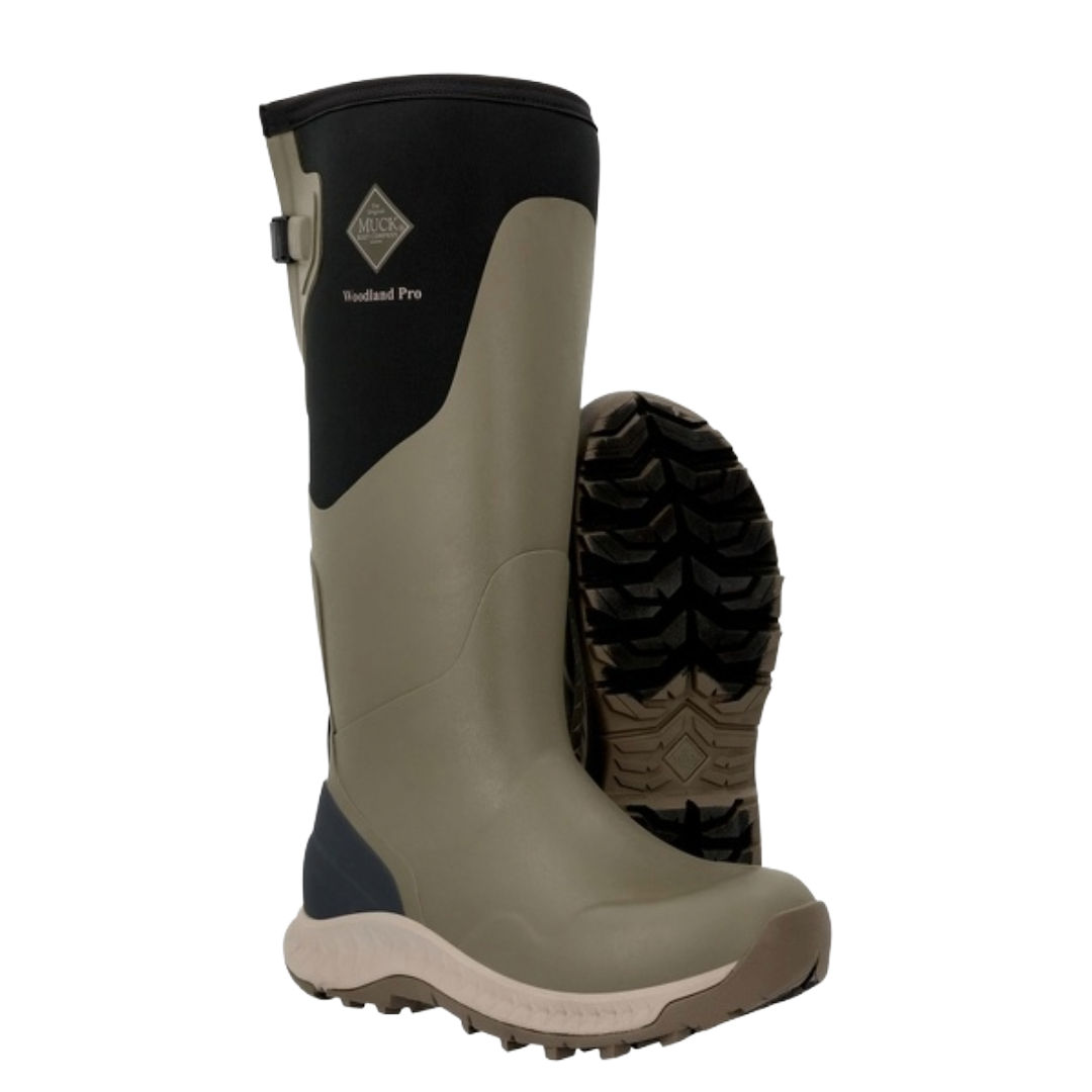 Muck Men's Woodland Pro 17" Olive Night Rock Ridge Outdoor Boot MWP17M30