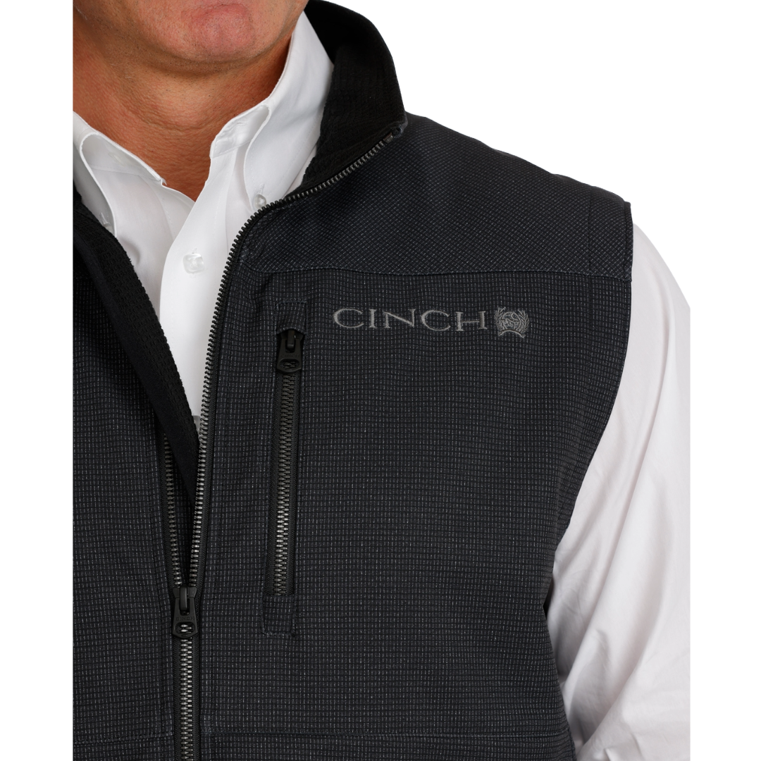 Cinch Men's Black Bonded Vest MWV1515030