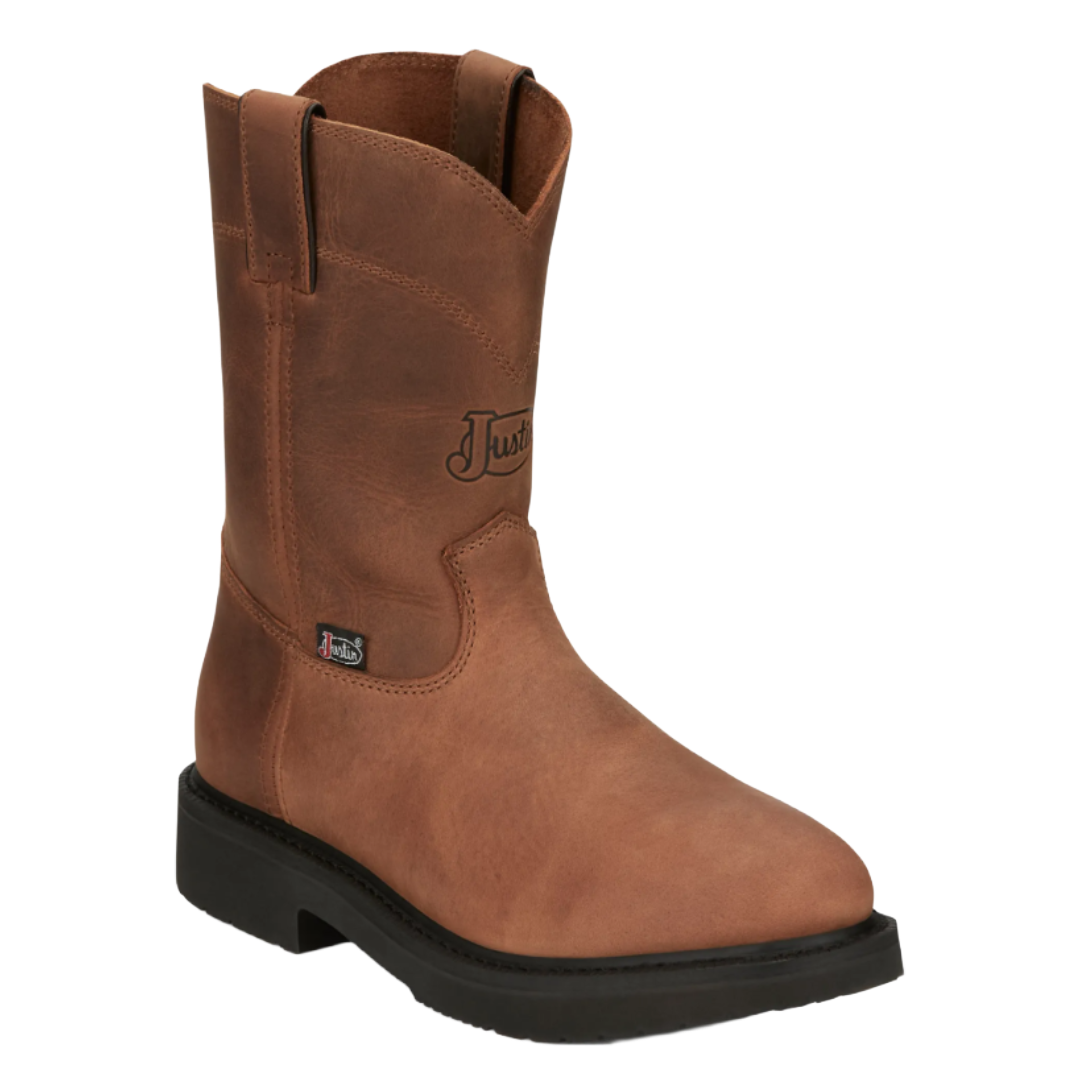 Justin Men's Round Up Aged Bark Medium Round Toe Boots OW4760