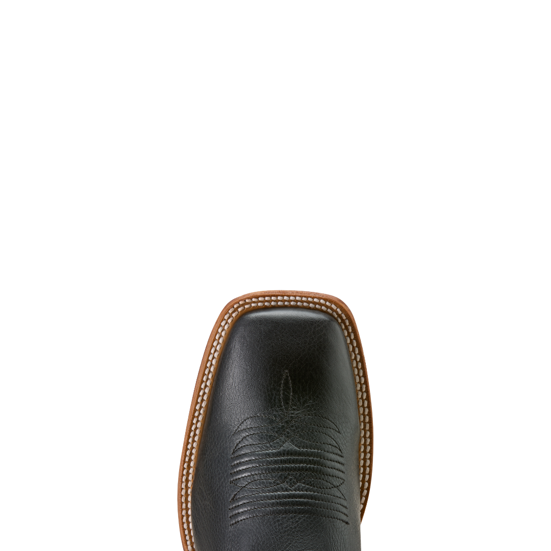 Ariat Men's County Roads Nightshade Black Wide Square Toe Western Boot 10074252