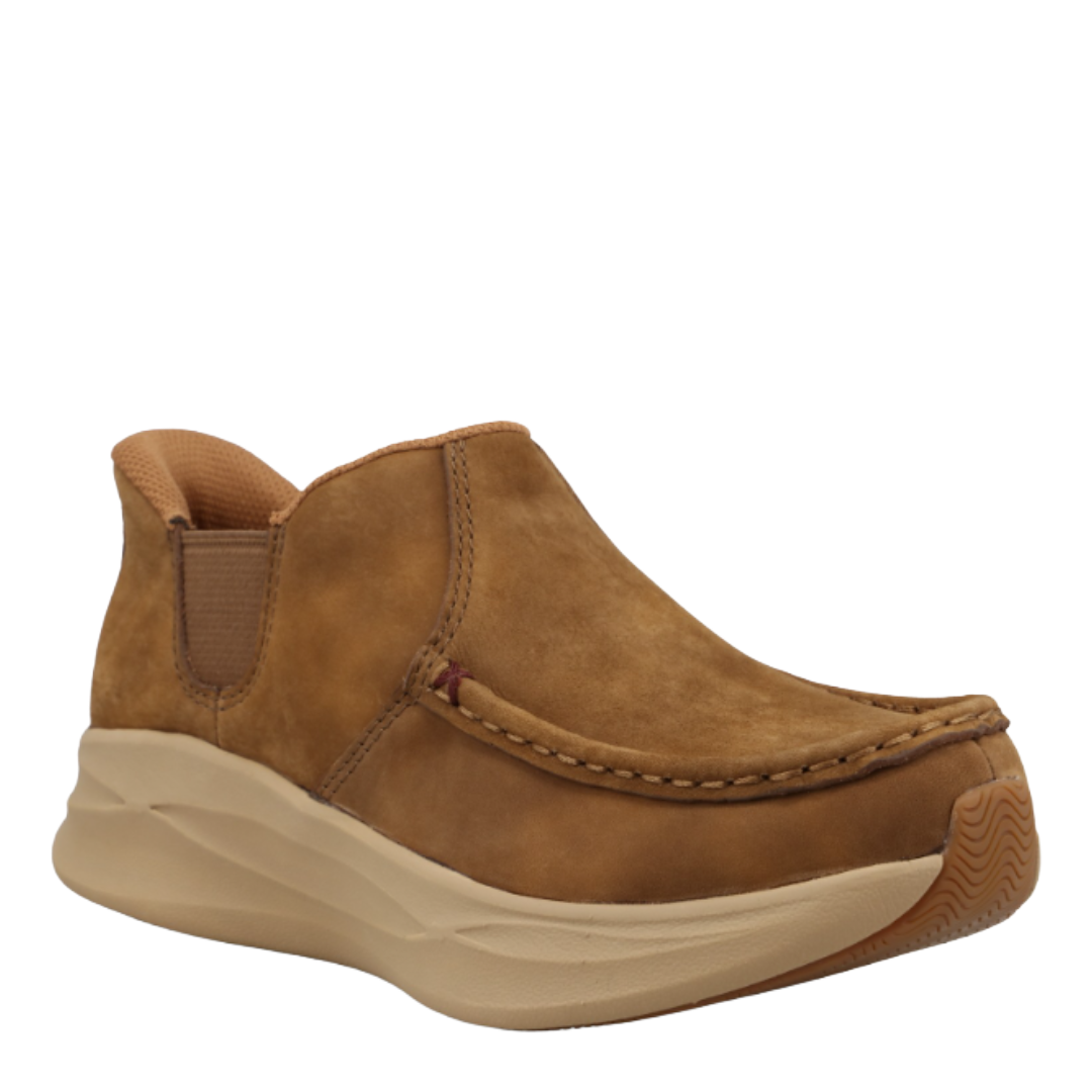 Twisted X Ladies EZ On Feather X Tan Suede Casual Shoe WCAU041